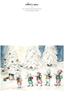 holiday greeting cards by Katie Crawford