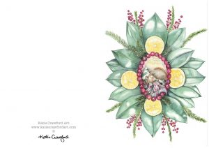 holiday greeting cards by Katie Crawford