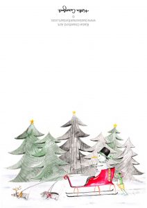 holiday greeting cards by Katie Crawford