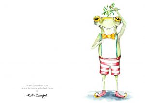 Holiday greeting card by Katie Crawford