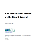 Plan Reviewer for Erosion and Sediment Control Participant Guide (Color)