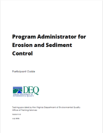 Program Administrator for Erosion and Sediment Control (Participant Guide, Color) V 5.2