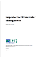 Inspector for Stormwater Management Participant Guide (Color)