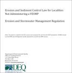 Erosion and Sediment Control Law & Regulations (Black and White)