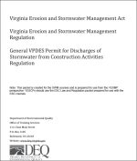 Virginia Stormwater Management Law & Regulations (Black and White)
